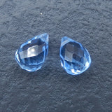 Customized Gem Quartz Earrings 14x10mm