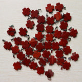 Cross Shape Pendants 20*20mm for DIY Jewelry Making Earrings 30pcs/lot