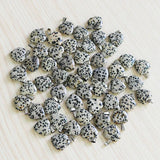 20mm Natural Speckle Stone Love Heart Beads Pendant for Necklace