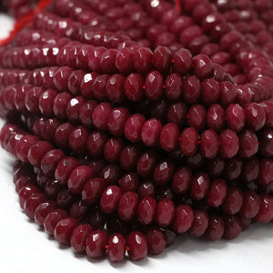 Red Agat Carnelian Abacus Faceted 2X4mm 4X6mm 5X8mm Loose Beads