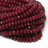 Red Agat Carnelian Abacus Faceted 2X4mm 4X6mm 5X8mm Loose Beads