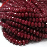 Red Agat Carnelian Abacus Faceted 2X4mm 4X6mm 5X8mm Loose Beads