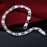 Vintage 925 Sterling Silver Chain Bracelet for Women