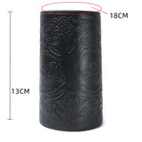 Thor's Hammer Pattern PU Leather Short Wrist Strap for Men