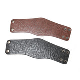 Thor's Hammer Pattern PU Leather Short Wrist Strap for Men