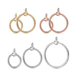 Charmsy 925 Silver Letter O Pendant Necklace Women Sterling Silver Accessories