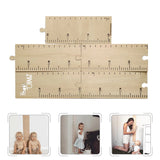 Kids Height Growth Chart Wall Decor Wooden Toddler Jungle Nursery Play Measure