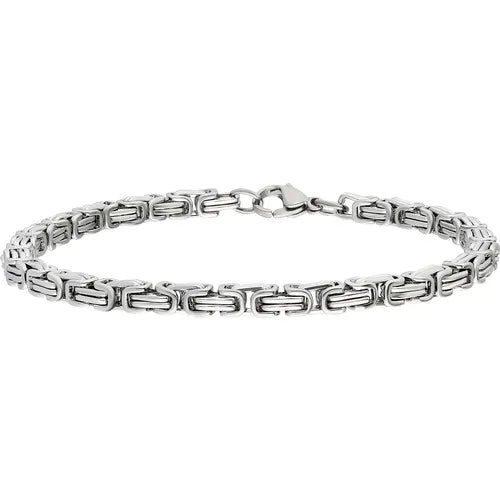 Chavin King Model 4 Mm. Gray Steel Bracelet