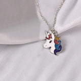 Chavin Unicorn Cabochons Silvery Child Necklace