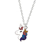 Chavin Unicorn Cabochons Silvery Child Necklace