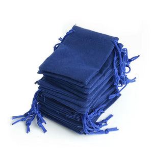 100Pcs Velvet Drawstring Pouch Bag, Wedding Gift Bags, Velvet Bag
