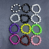 6pcs Acrylic Hand Pendant Bracelets for Couples Multi-color
