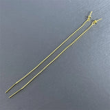 925 Silver Earrings Base for Pearls Beads 3 pairs