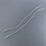 925 Silver Earrings Base for Pearls Beads 3 pairs