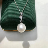 Sterling Silver Pendant Base Settings for Pearl Crystal Jade Agate