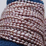 5-6mm Rice Pearl Necklace Loose Beads Freshwater Pearl Strand DIY Jewelry