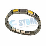 Adjustable Stainless Steel Bracelets Bangle 2pcs/lot