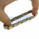 Adjustable Stainless Steel Bracelets Bangle 2pcs/lot