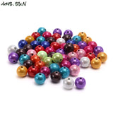 Mixed Acrylic Pearl Beads for Kids Necklace Making