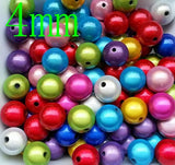 Mixed Acrylic Pearl Beads for Kids Necklace Making