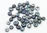 200Pc 10mm Big Hole Freshwater Pearl Bead Lot (Defective)