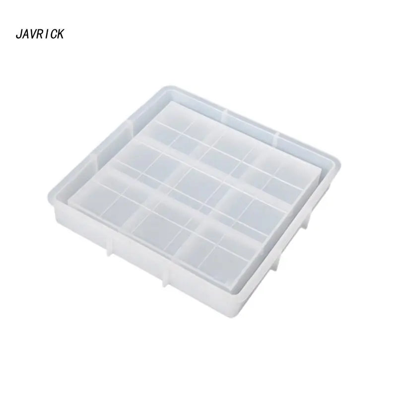 Checkerboard Tray Silicone Mold DIY Crafts Jewelry Making