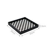 Checkerboard Tray for Porch Living Room Bedroom Desktop