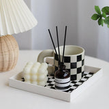 Checkerboard Tray for Porch Living Room Bedroom Desktop