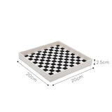 Checkerboard Tray for Porch Living Room Bedroom Desktop