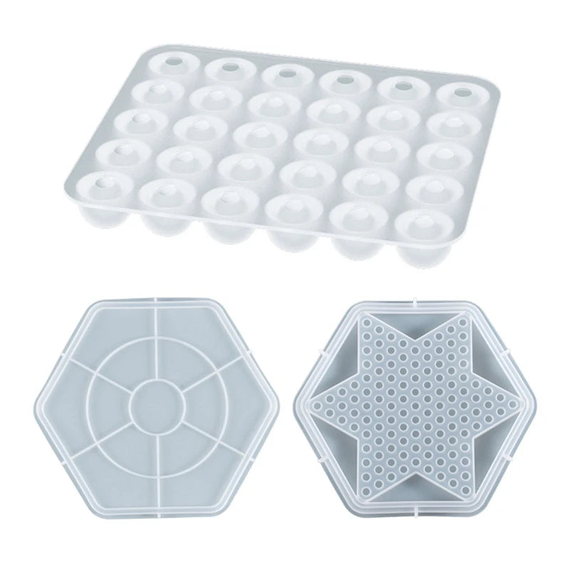 Checkers Chess Epoxy Resin Mold Chess Board Box Silicone Mould DIY Craft