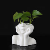 Cheek Support Silicone Pot Mold for Succulent Flowerpot