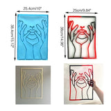 Cheek Support Woman Coaster Tray Molds Epoxy Resin Casting C63F