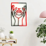 Cheek Support Woman Coaster Tray Molds Epoxy Resin Casting C63F