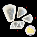 Cheese Cake Silicone Mold for Sugar Chocolate Gypsum Aromatherapy Decoration