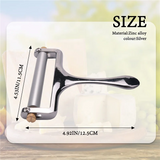 Adjustable Cheese Slicer: Soft & Semi-Hard Cheeses - 4 Cutting Wire