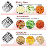 Cheese Slicer Shredder Attachment for Stand Mixer with 3 Blades