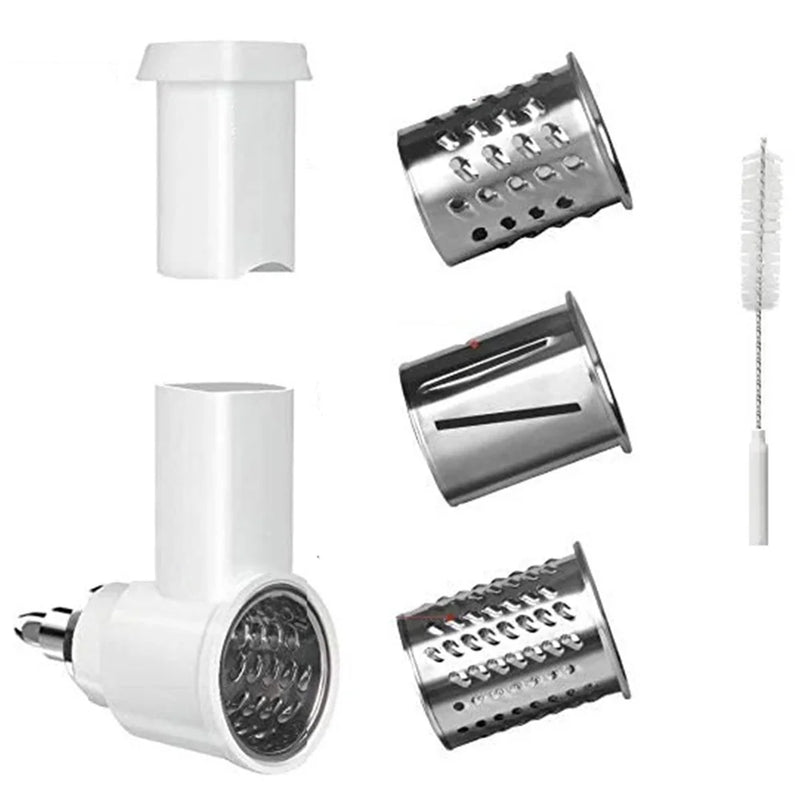 Cheese Slicer Shredder Attachment for Stand Mixer with 3 Blades