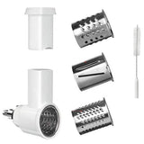 Cheese Slicer Shredder Attachment for Stand Mixer with 3 Blades