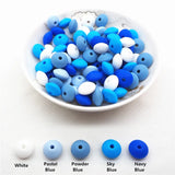Chengkai 100pcs Silicone Lentil Beads DIY Baby Teether Chewing Toy