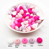 Chengkai 100pcs Silicone Lentil Beads DIY Baby Teether Chewing Toy