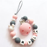 100pcs Silicone Lentil Teether Beads DIY Baby Pacifier Dummy Chewing Jewelry