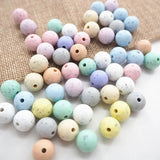 Chengkai 100pc Silicone Beads DIY Baby Pacifier Teether Sensory Toy