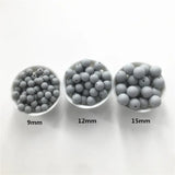 Chengkai 100pcs Silicone Teether Beads Baby Sensory Toy Making DIY Pacifier