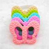 Chengkai 10PCS Silicone Butterfly Teether Baby Pacifier Dummy Teething Pendant