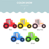 Chengkai 10PCS Silicone Car Beads BPA Baby Teething Bracelet Toys