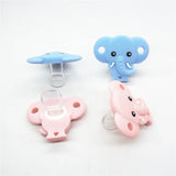 10PCS Silicone Elephant Pacifier Dummy Nipples Teether DIY Newborn
