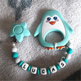 10pcs BPA Silicone Pacifier Chain Holder Clips