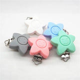 10pcs BPA Silicone Pacifier Chain Holder Clips