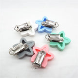 10pcs BPA Silicone Pacifier Chain Holder Clips