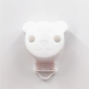 10pcs Bear Teether Clips Baby Pacifier Teething Nursing Jewelry Sensory Toy